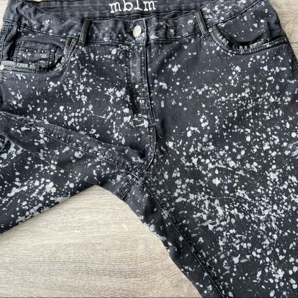 Mblm Splattered Studded Skinny Jeans - Picture 14 of 15